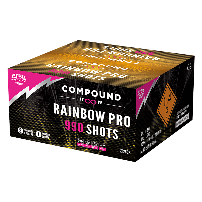 Rainbow Pro 990鏡頭羅馬蠟燭複合蛋糕ZF2502